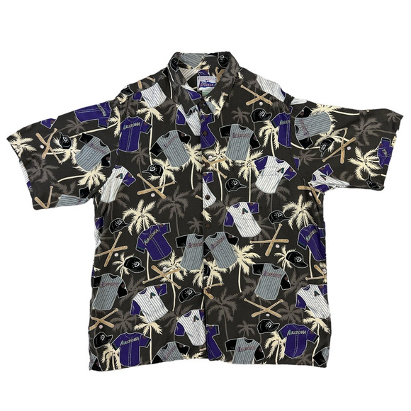Reyn Spooner Arizona Diamondbacks All Over Print‎ Hawaiian Shirt MLB Size XL - Picture 1 of 6